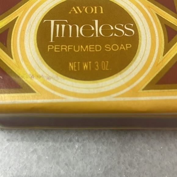 Vintage Avon Timeless Perfumed Soap Vintage Bar New 3oz. - Picture 3 of 6
